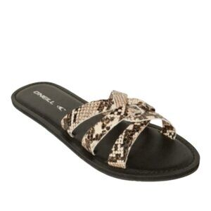 O'Neill Women's Dawson Sandals, Ran Snakeskin, Size 10